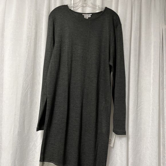 I.K.C. For Country Wear Women's Dress & Poncho Set Gray Size 2X - Picture 3 of 8